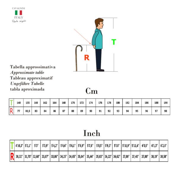 tabella walking cane Modèle impérial de canne
