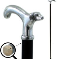 legno intero Bastone da passeggio Derby Jack Russell