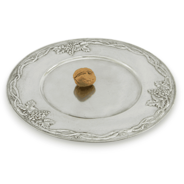 Pewter grape underplate