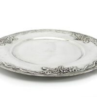 Pewter grape underplate