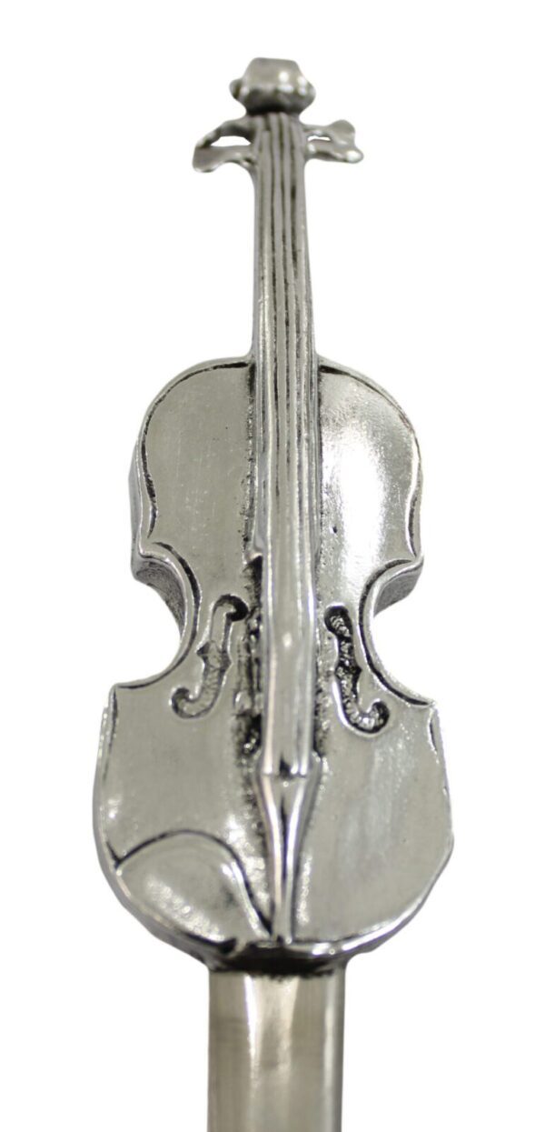 IMG_3787 Tagliacarte Violino in peltro e acciaio inox