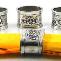 Set mit 6 Obstserviettenbindern
