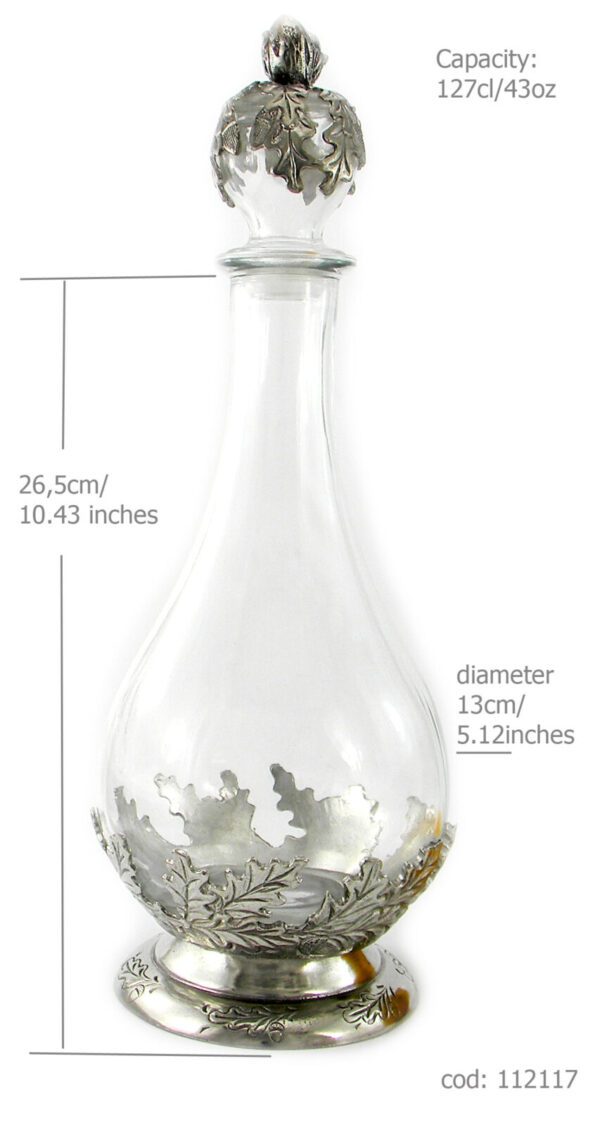112117 Eichelflaschengröße Zinn-Eichel-Flasche