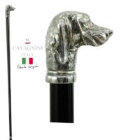 Bastón para pasear a un perro beagle