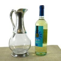 caraffa peltro 1 Bottiglia caraffa giotto
