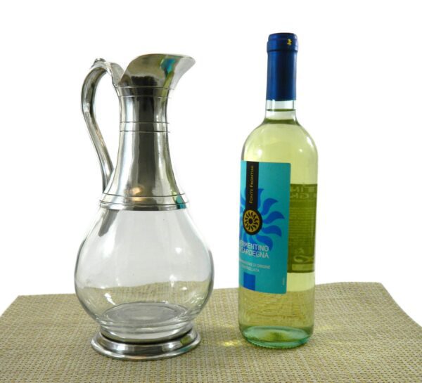 caraffa peltro 1 Bottiglia caraffa giotto