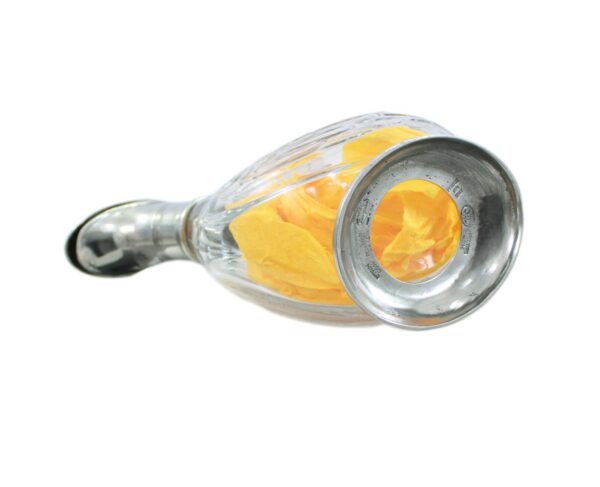 f79219456 Bottiglia Decanter "Papera" in Vetro e Peltro Artigianale – 750 ml