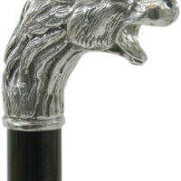Spazierstock mit großem Löwenkopf