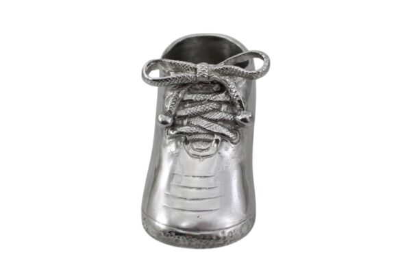 IMG_9664 Customizable Handcrafted Pewter Shoe | Birth and Christening Gift
