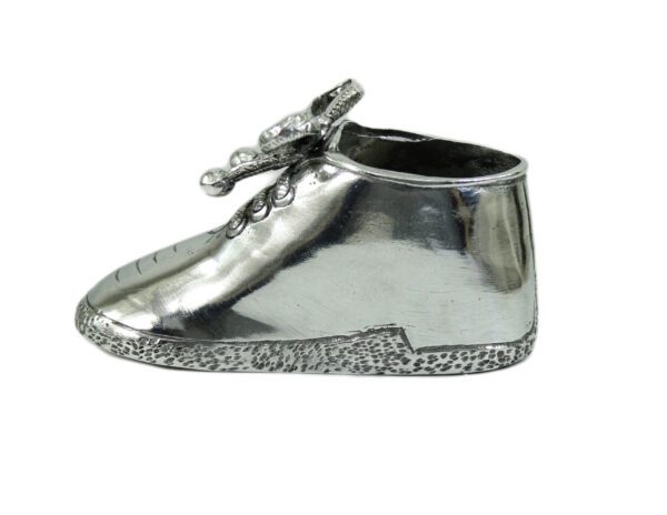 _MG_9674 Customizable Handcrafted Pewter Shoe | Birth and Christening Gift